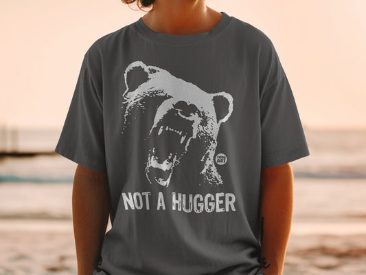 Fierce Bear Not a Hugger Graphic T-Shirt