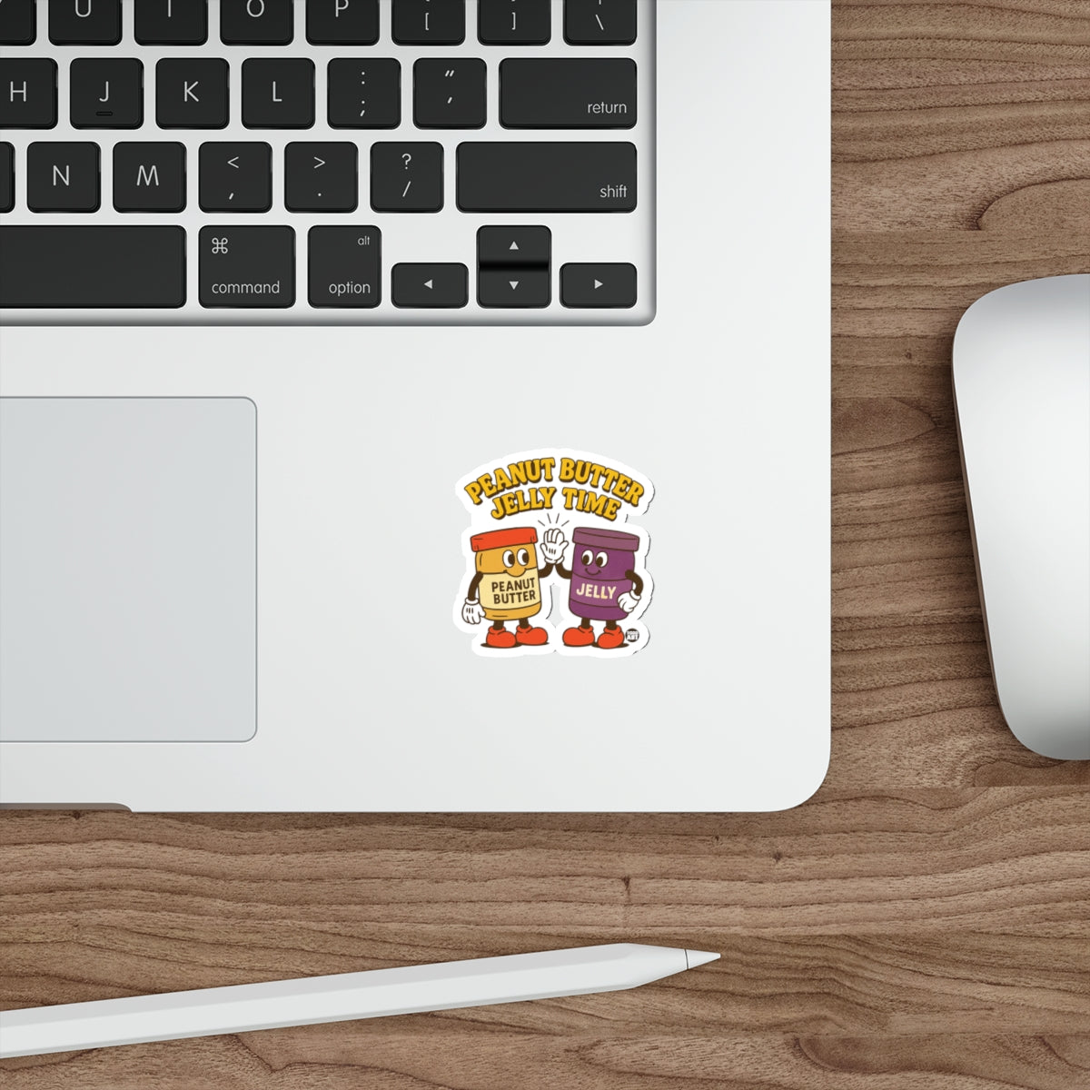 Peanut Butter Jelly Time Laptop Sticker Decor