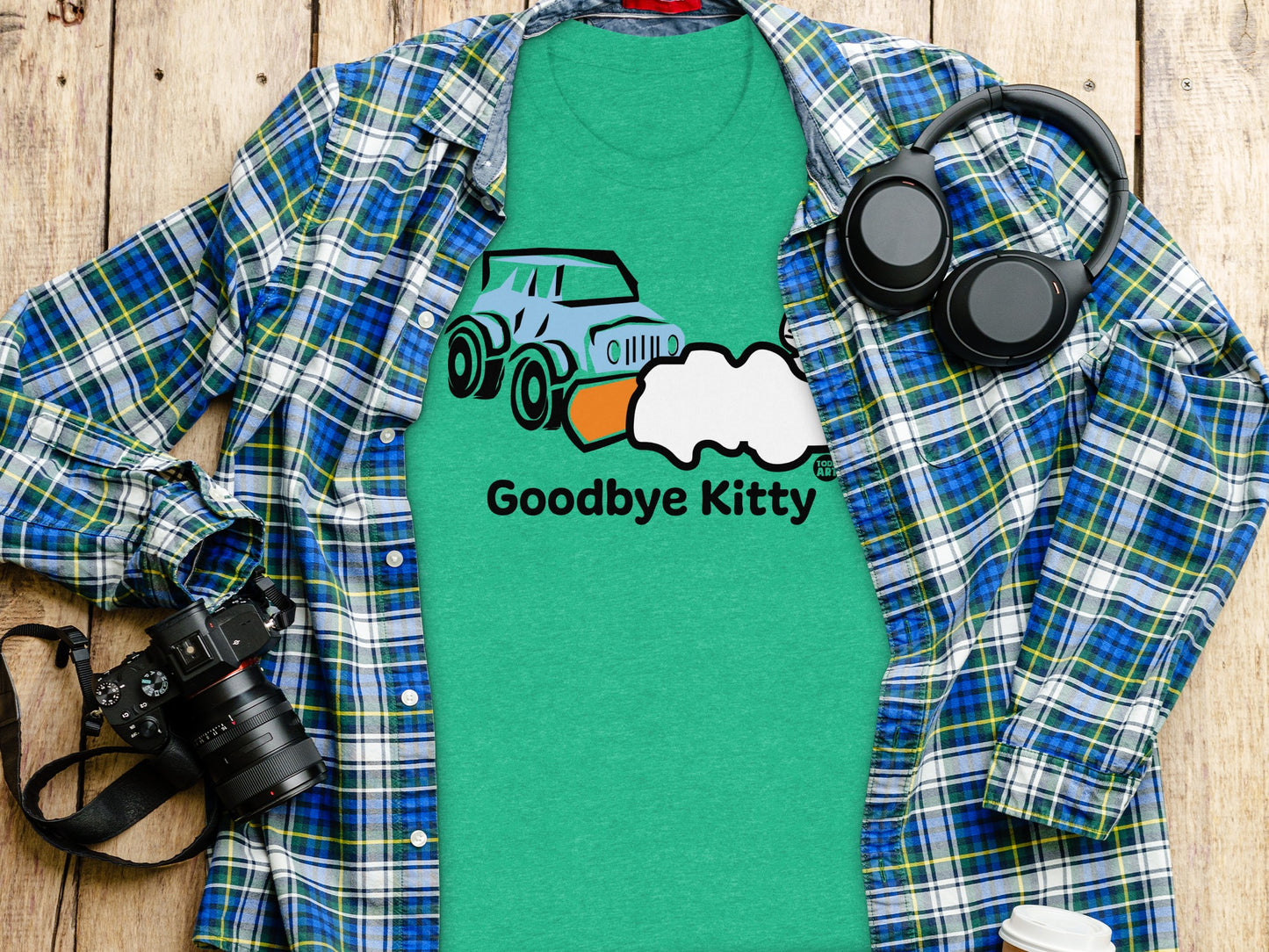 Goodbye Kitty Graphic Tee for Casual Outings