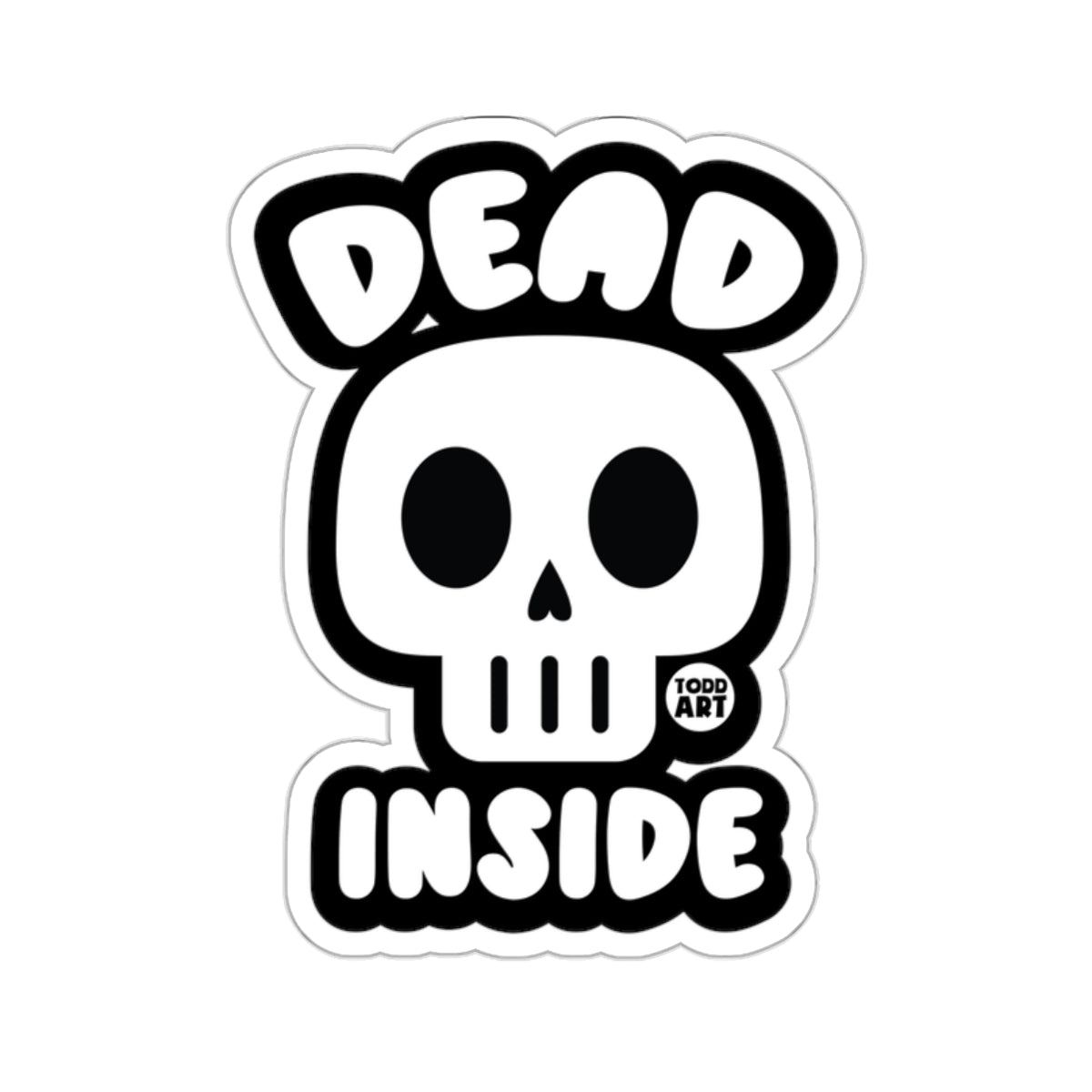 DEAD INSIDE Skull Graphic TODD ART 