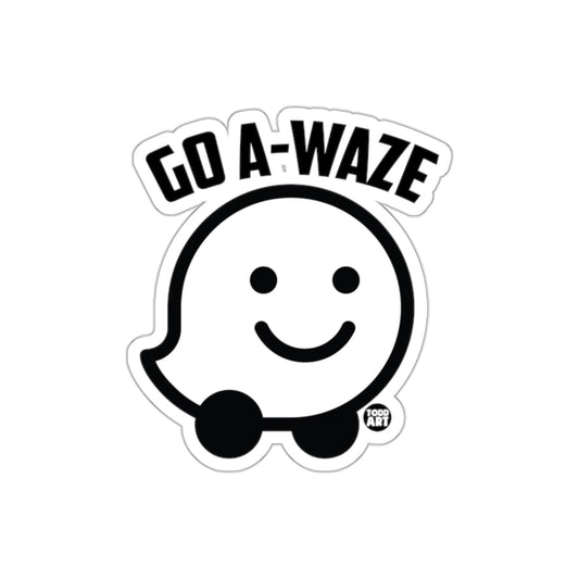 GO A-WAZE Smiling Character Sticker Todd Art Design