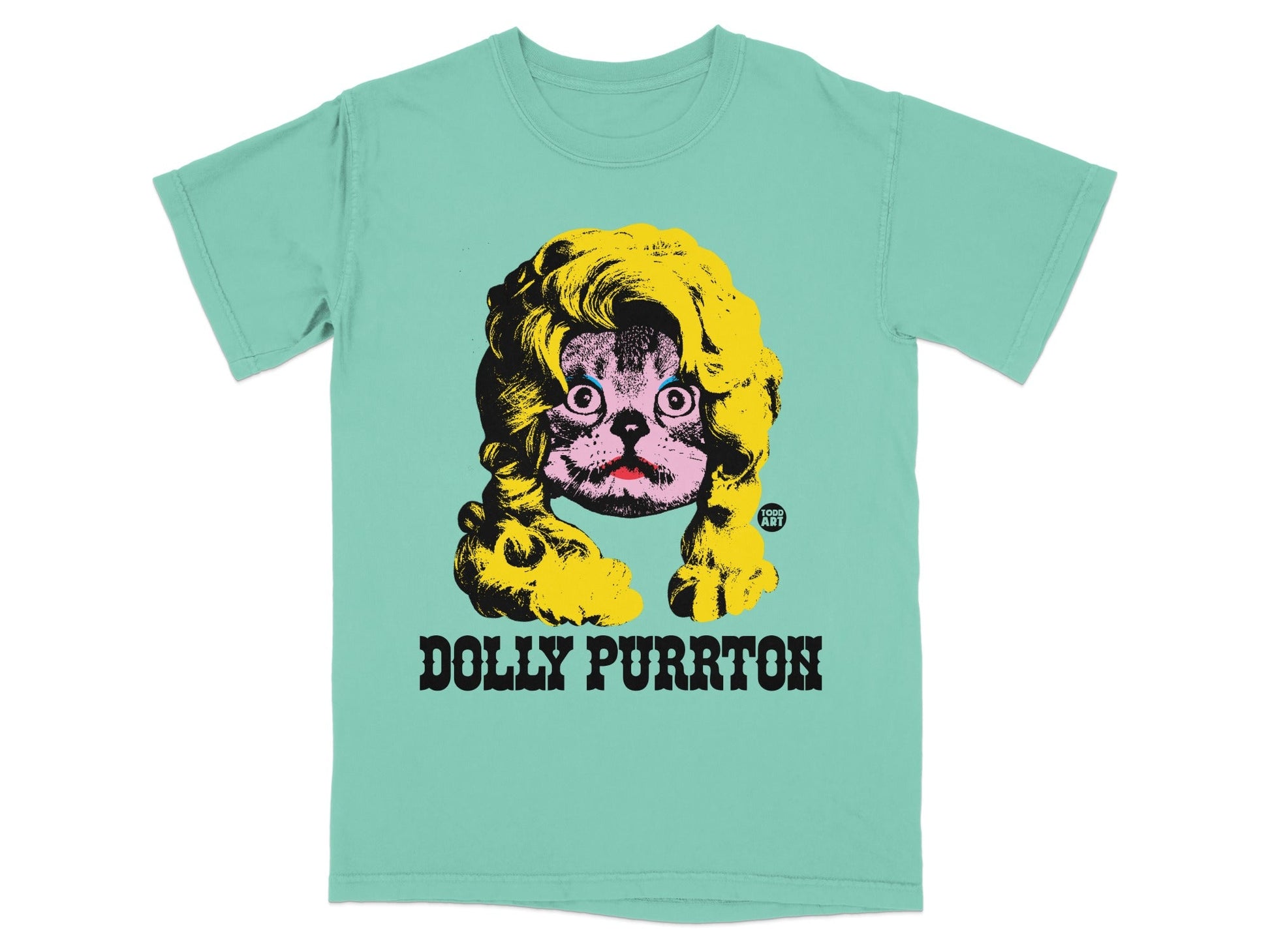 Dolly Purrton Graphic Short Sleeve Tee Shirt