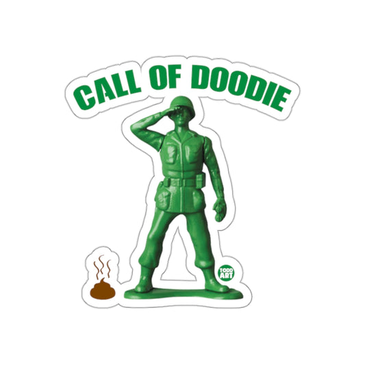 Funny Call of Doodie Army Figure Sticker