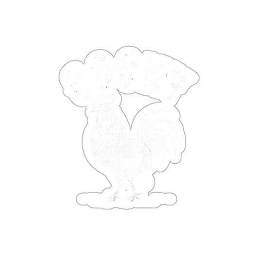 Unique Cocky Rooster Sticker Design for All Ages