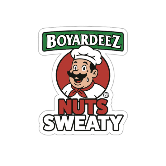 Boyardeez Nuts Sweaty Funny Meme Chef Todd Art Stickers