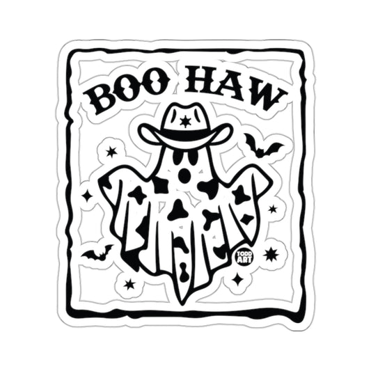 Boo Haw Cowboy Ghost Cow Print Bats Stars product type