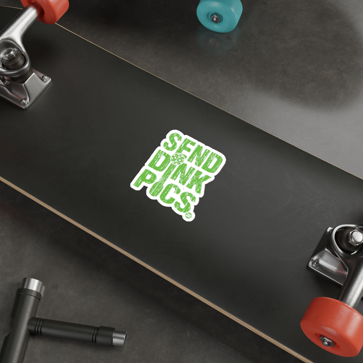 SEND DINK PICS pickleball funny humorous sticker 