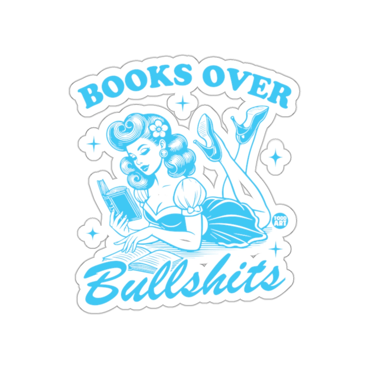 Books Over Bullshits Sticker product