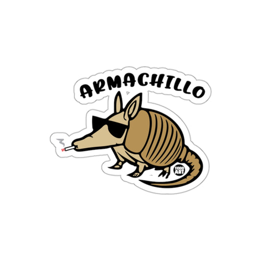 Cool ArmaChillo Armadillo Character Sticker