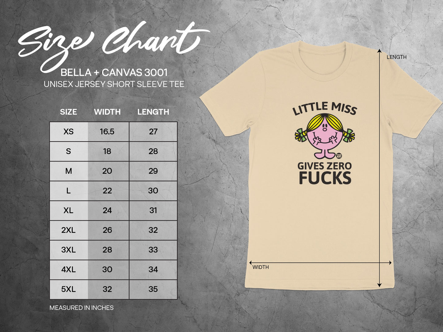 Little Miss Gives Zero Fucks Unisex Jersey Short Sleeve Tee product type