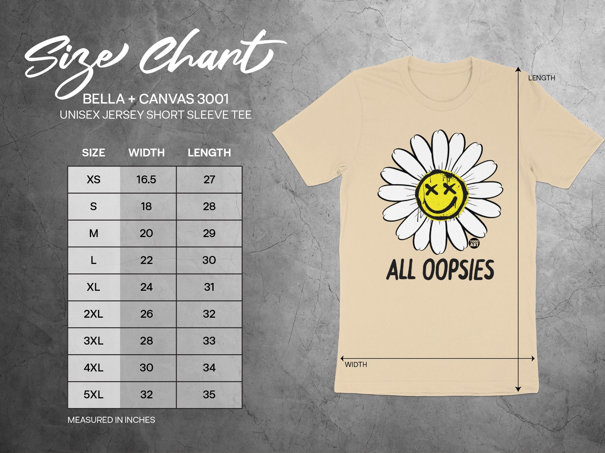 All Oopsies Short Sleeve Tee Shirt