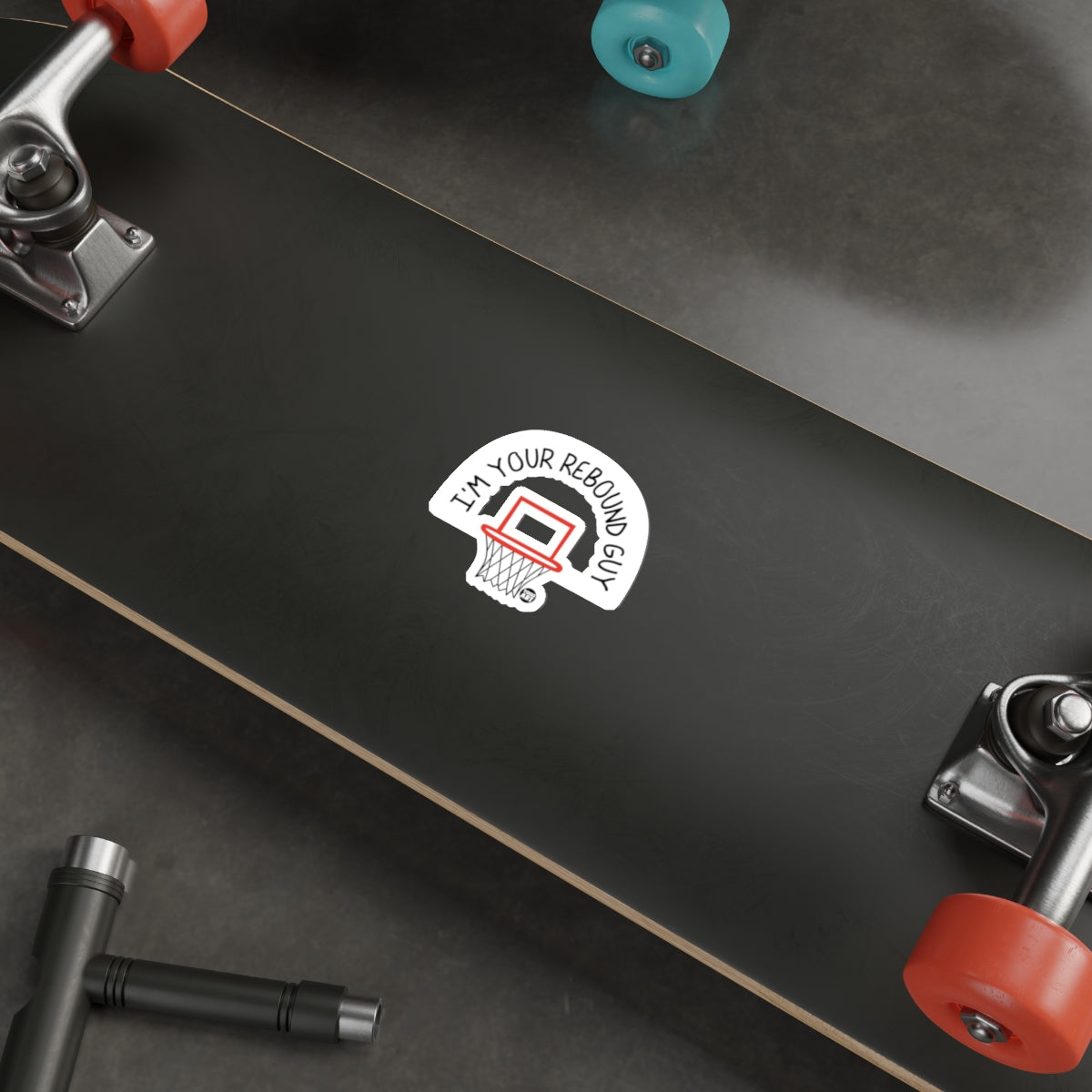 I'm Your Rebound Guy Basketball Court Stickers