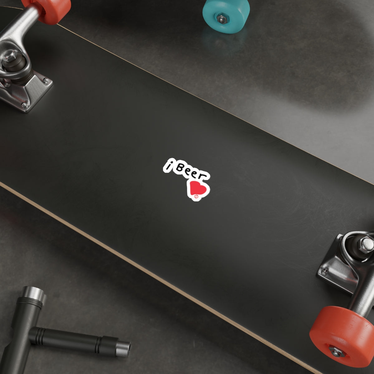 iBeer Heart Novelty Skateboard Deck