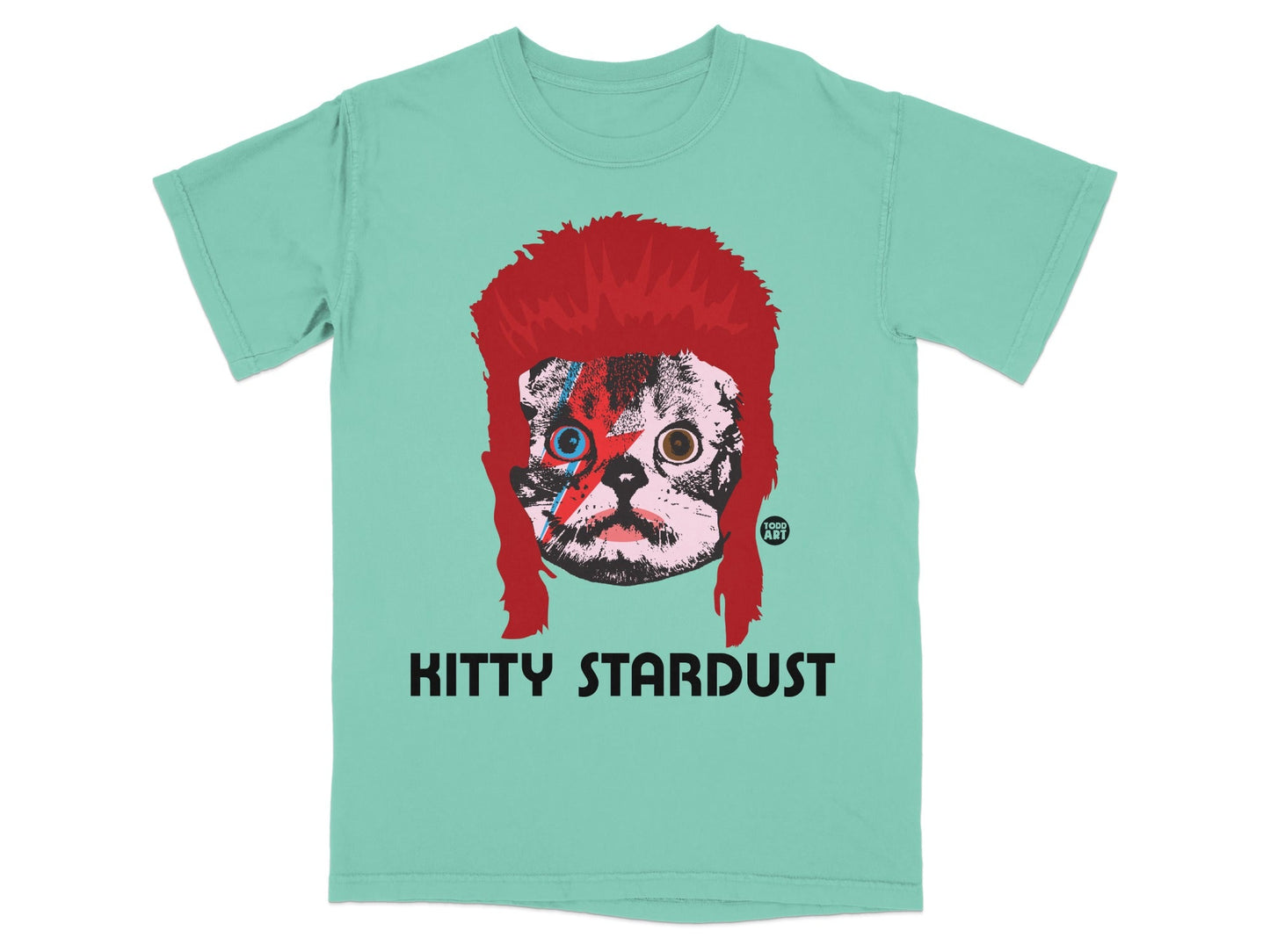 Kitty Stardust Graphic Tee for Cat Lovers Shirt