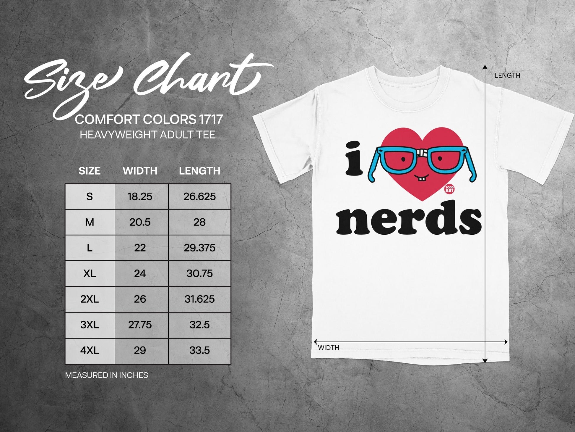 I Love Nerds Graphic Tee for Geek Culture Enthusiasts