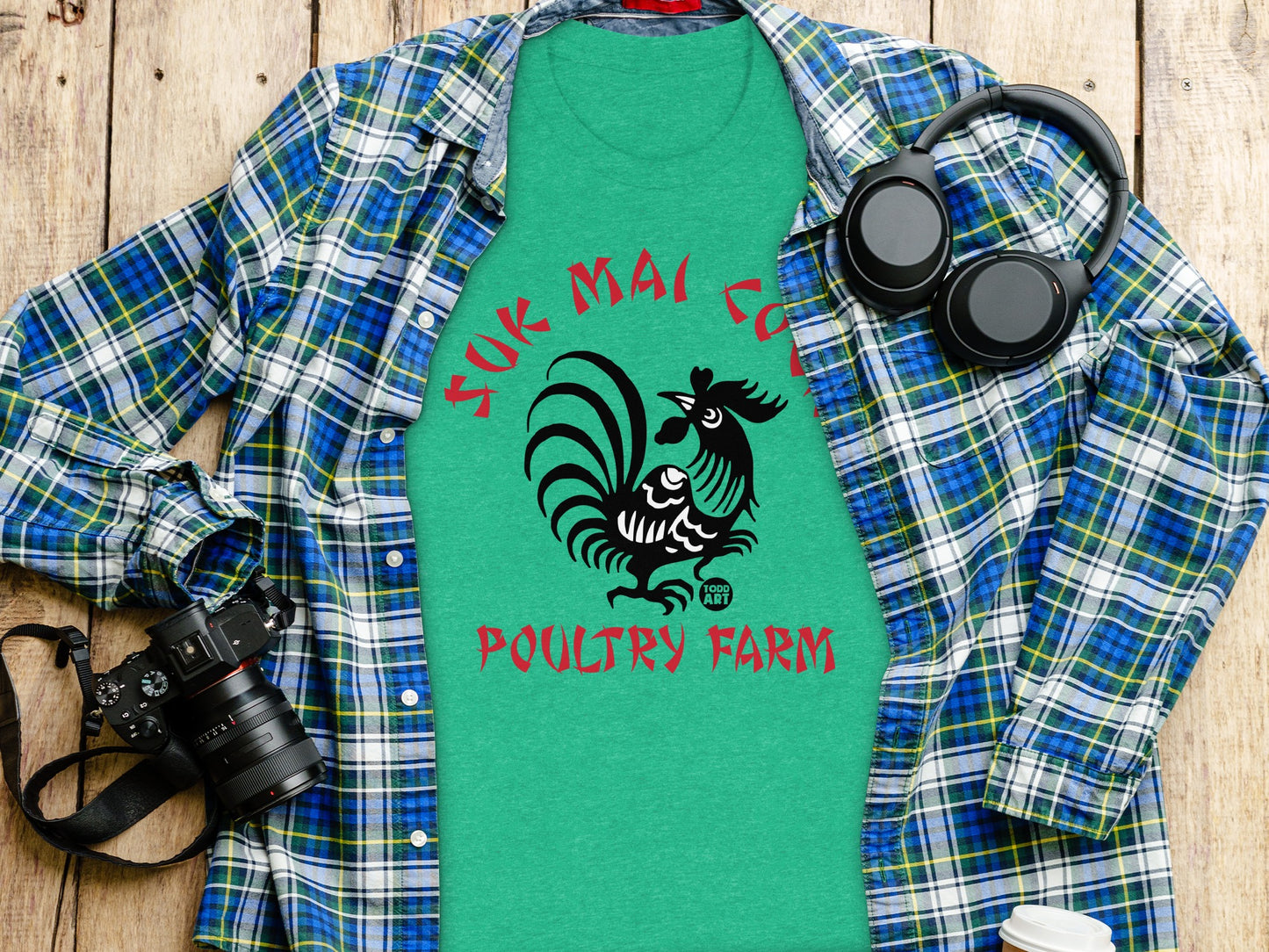 SOK MAI COCK POULTRY FARM Rooster Graphic T-Shirt product