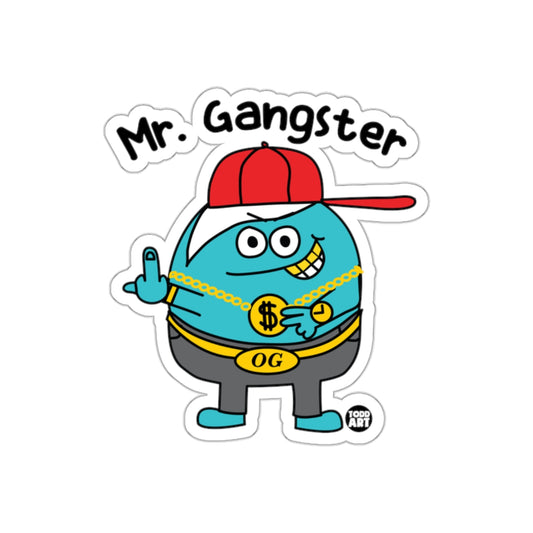 Mr. Gangster OG Character Graphic Illustration Sticker