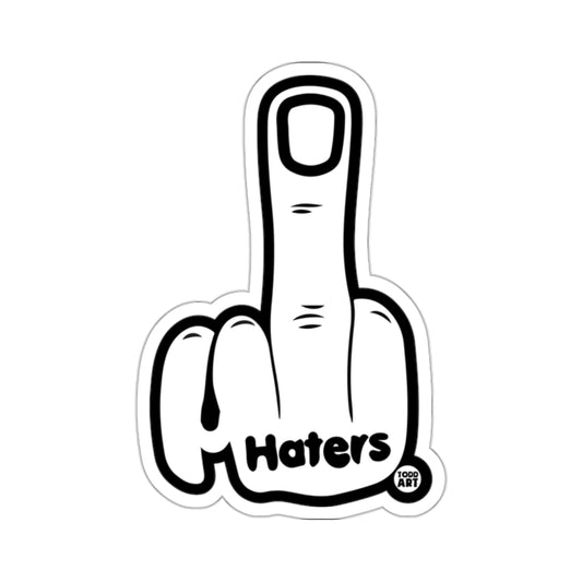 Middle Finger Haters Funny Graphic product type