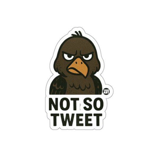 Not So Tweet Angry Bird Illustration Funny sticker