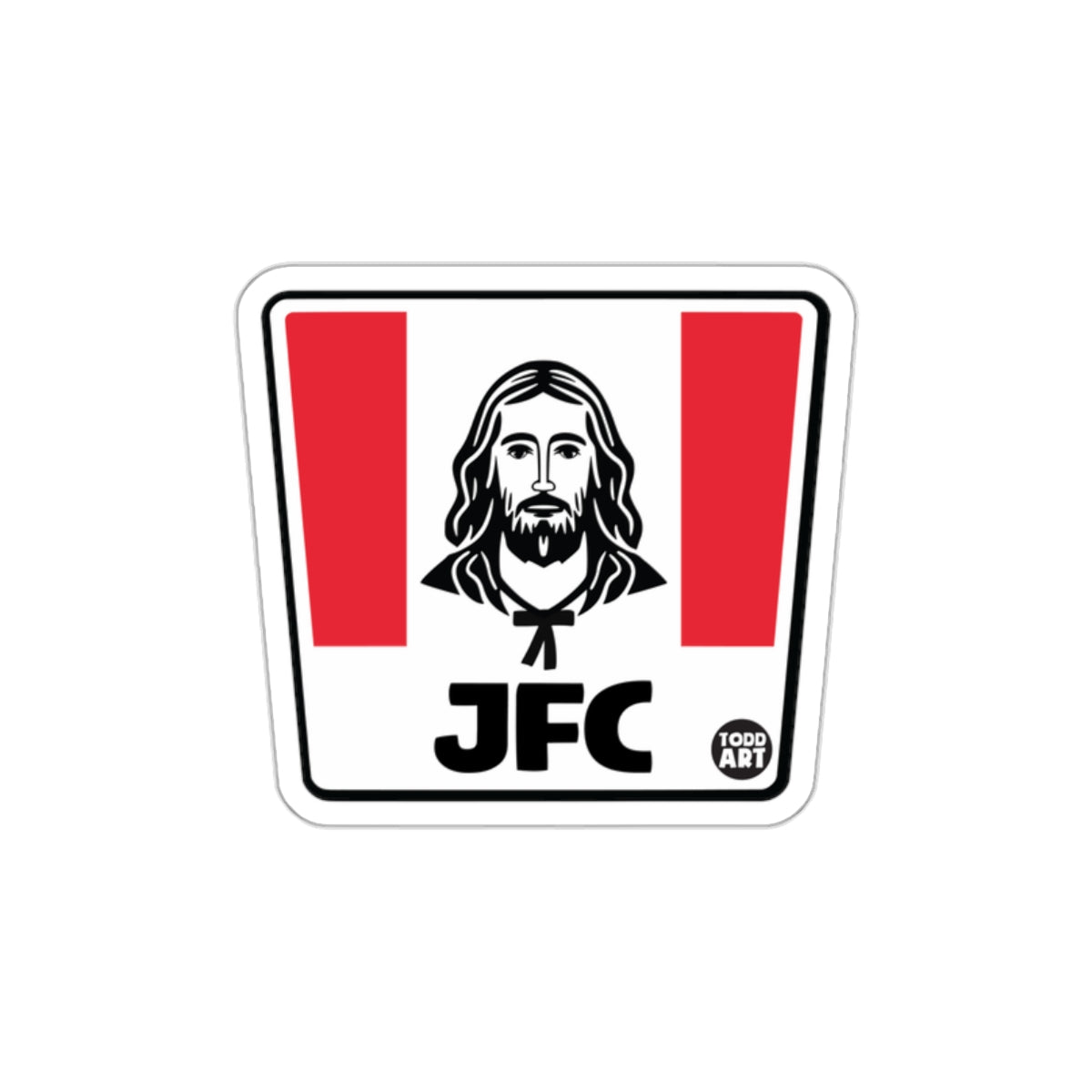 JFC Design by Todd Art Sticker with Iconic Imagery