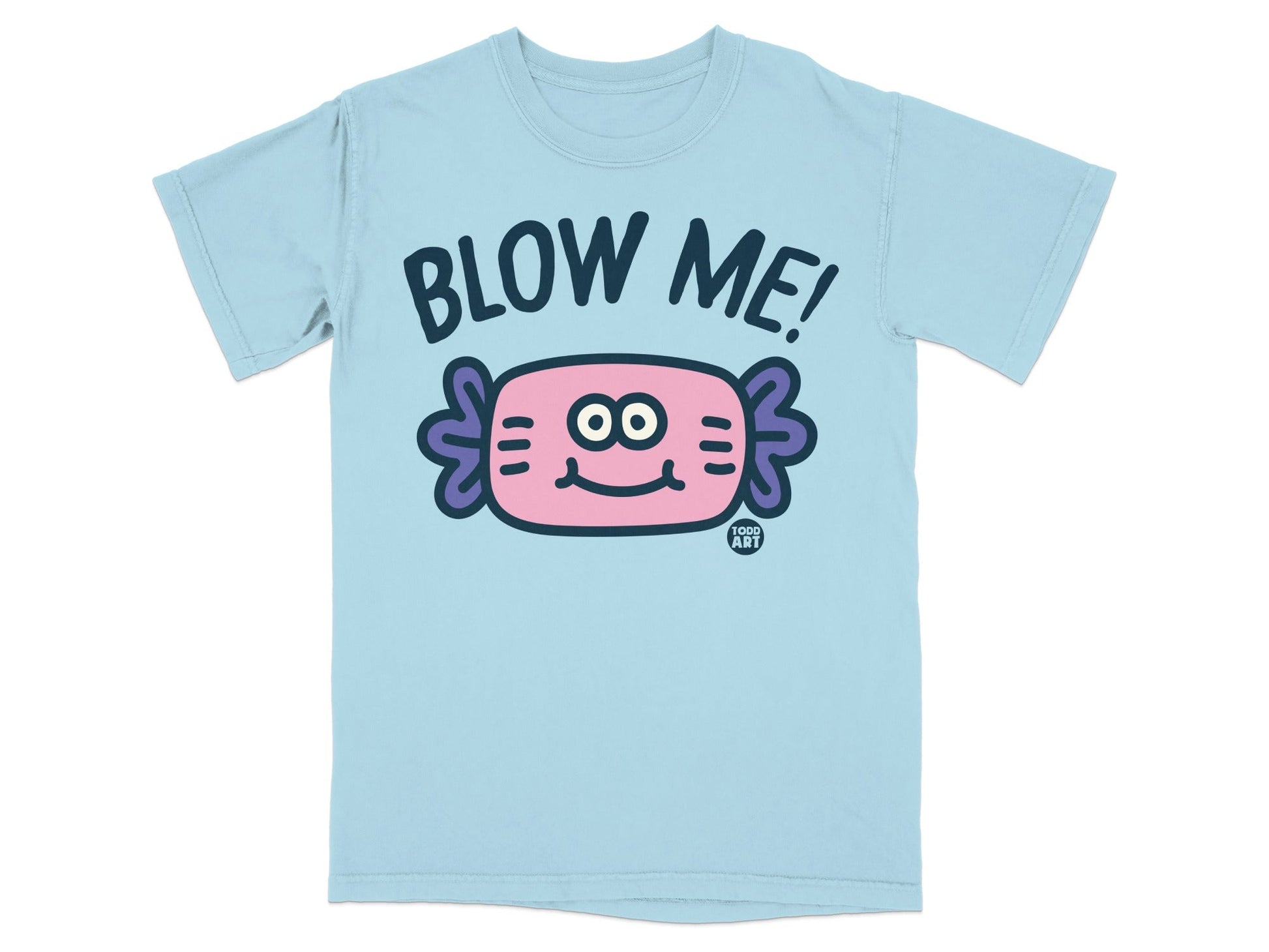 Blow Me! Todd Art Cute Fish Tee Shirt