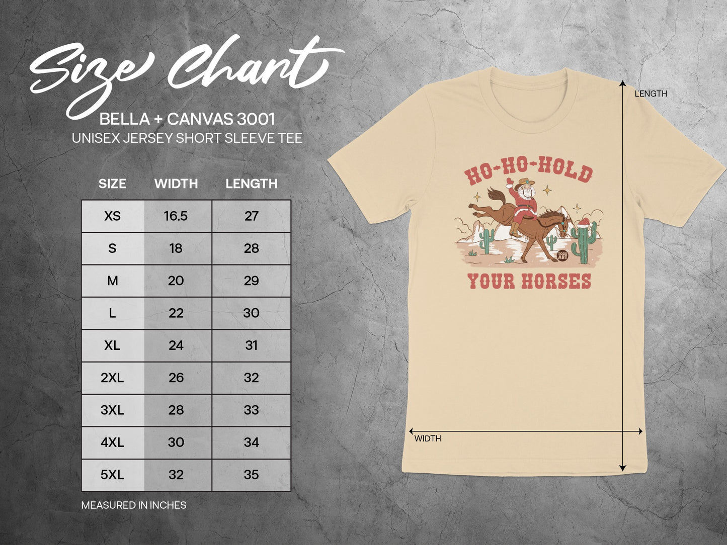 Ho Ho Hold Your Horses Shirt Festive Graphic Tee