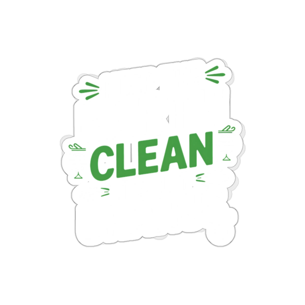 Keep Earth Clean Sticker Eco-Friendly Message