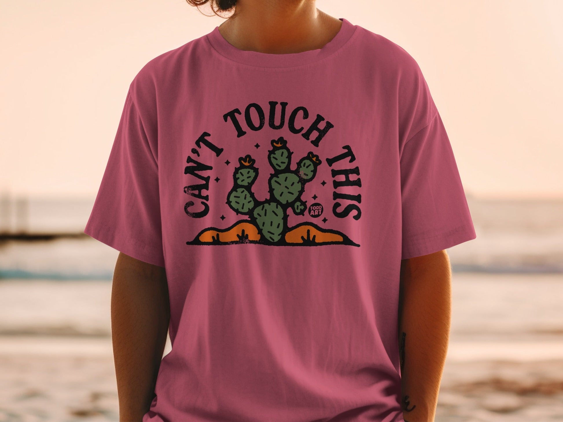 Can't Touch This Cactus Graphic T-Shirt