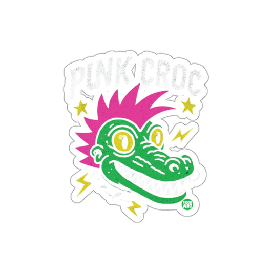 Punk Croc Funny Alligator Reptile Illustration Stickers