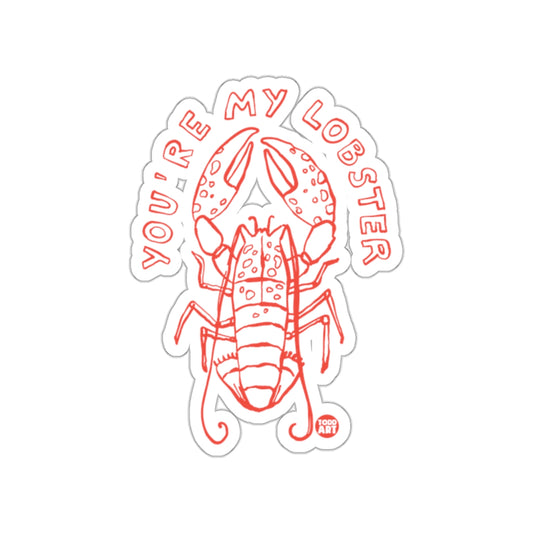 You're My Lobster Illustrated Sticker