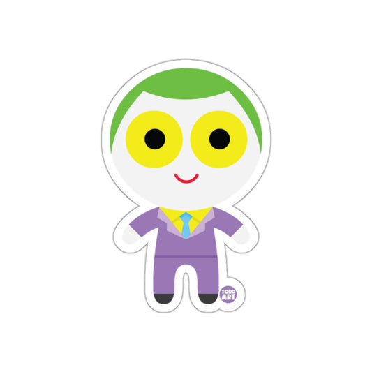 Cute Green Haired Character in Purple Suit Product