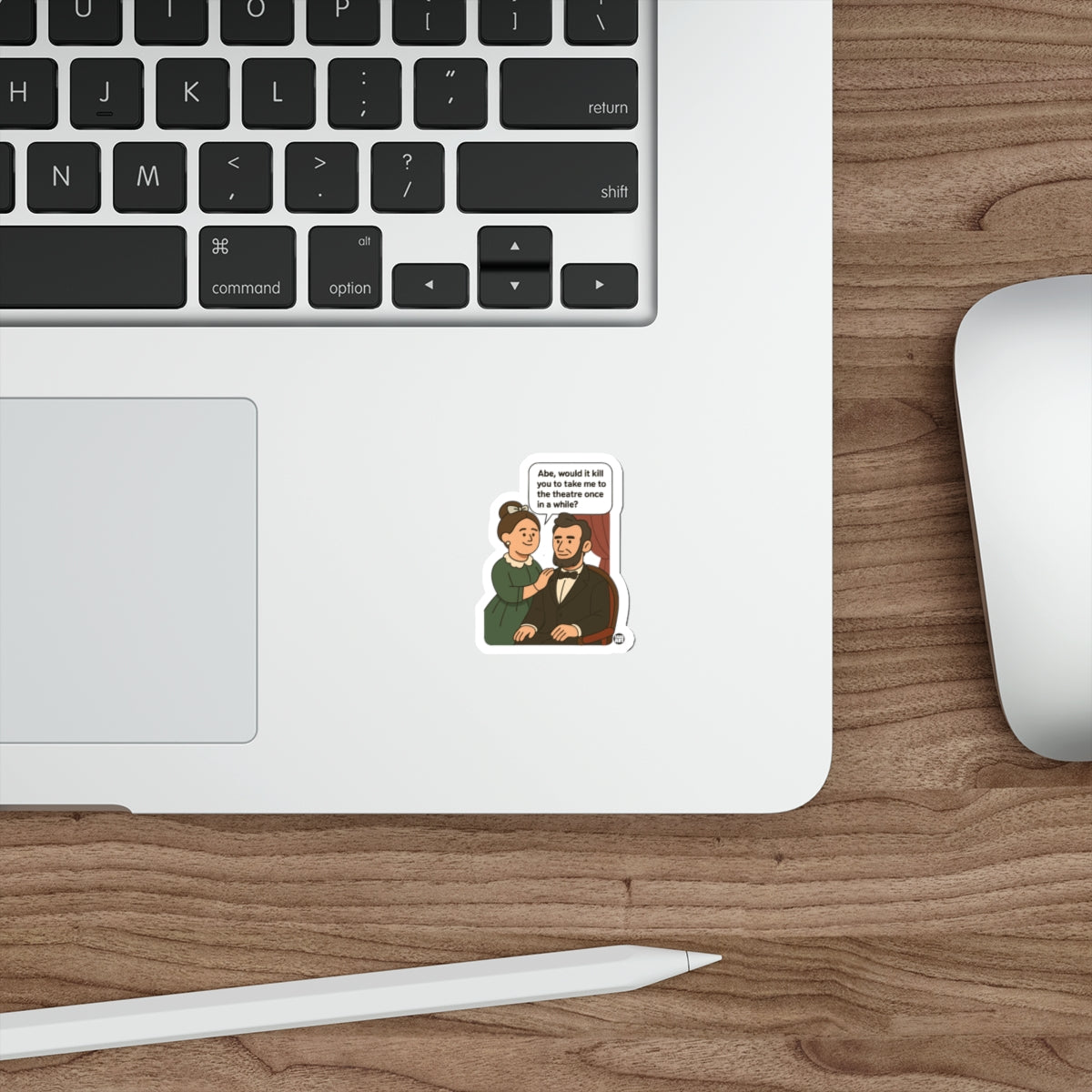 Vintage Couple Sticker for Laptops and Notebooks