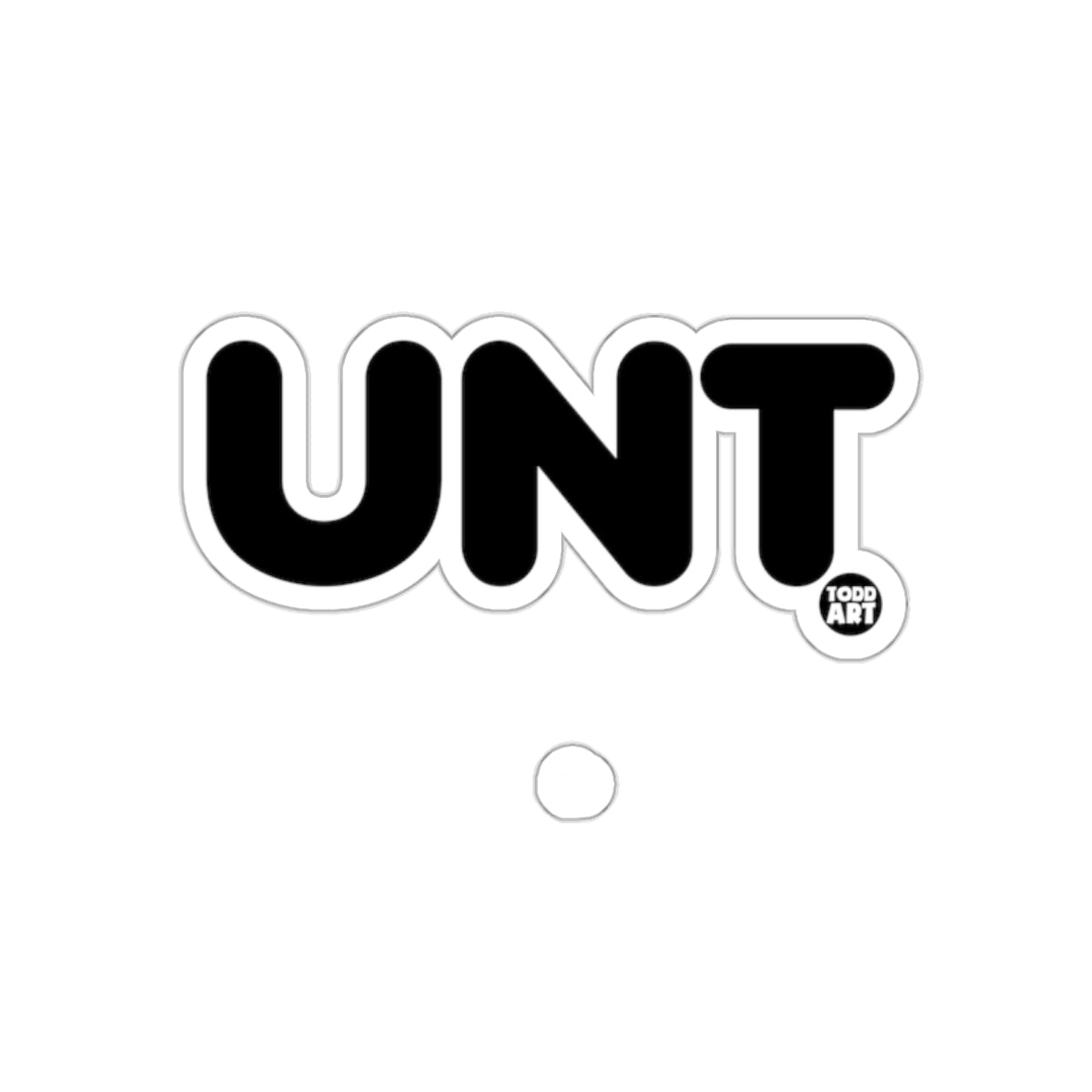 UNT Todd Art Sticker for Unique Decoration