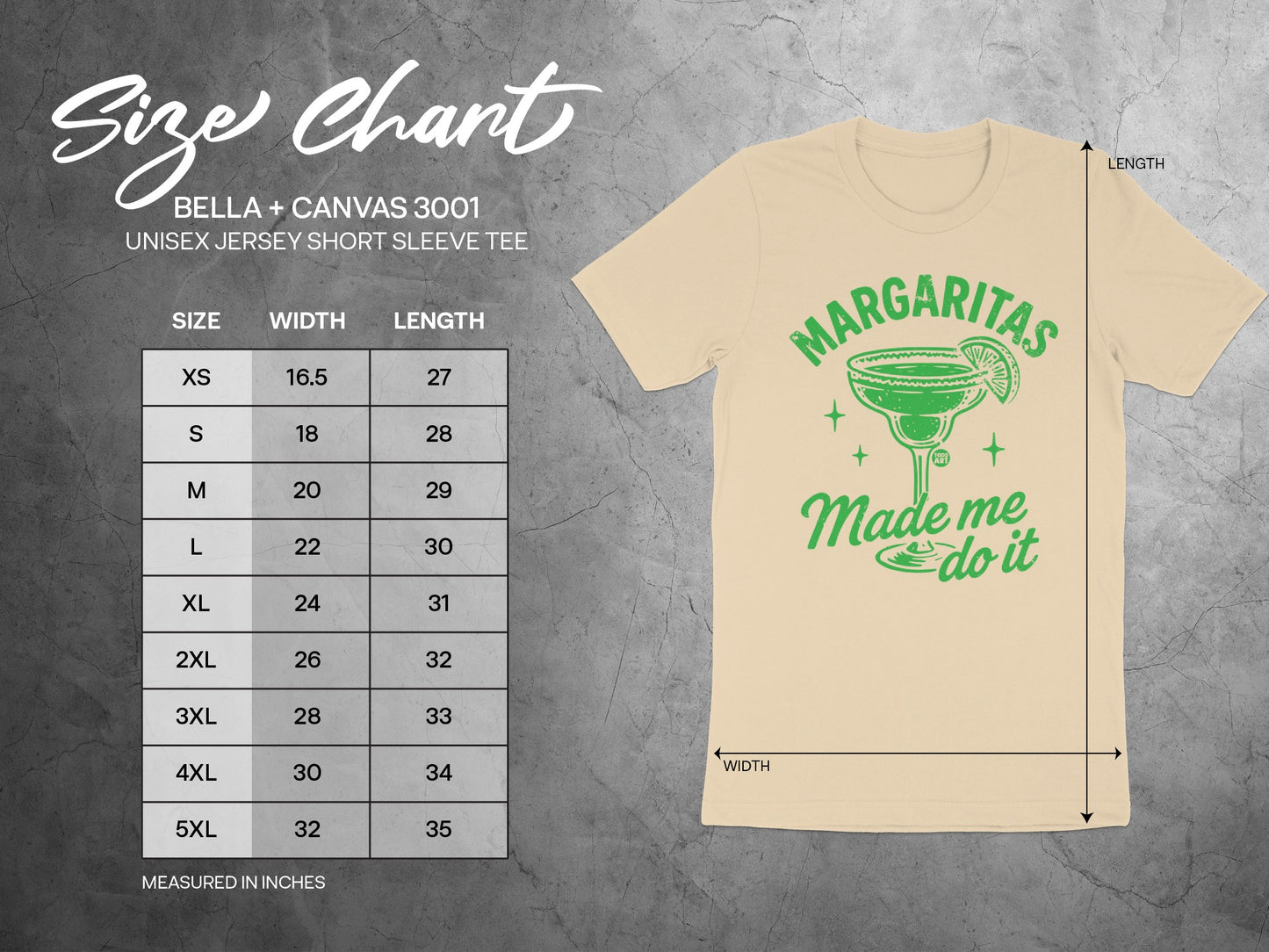 Margaritas Make Me Do It unisex short sleeve tee product