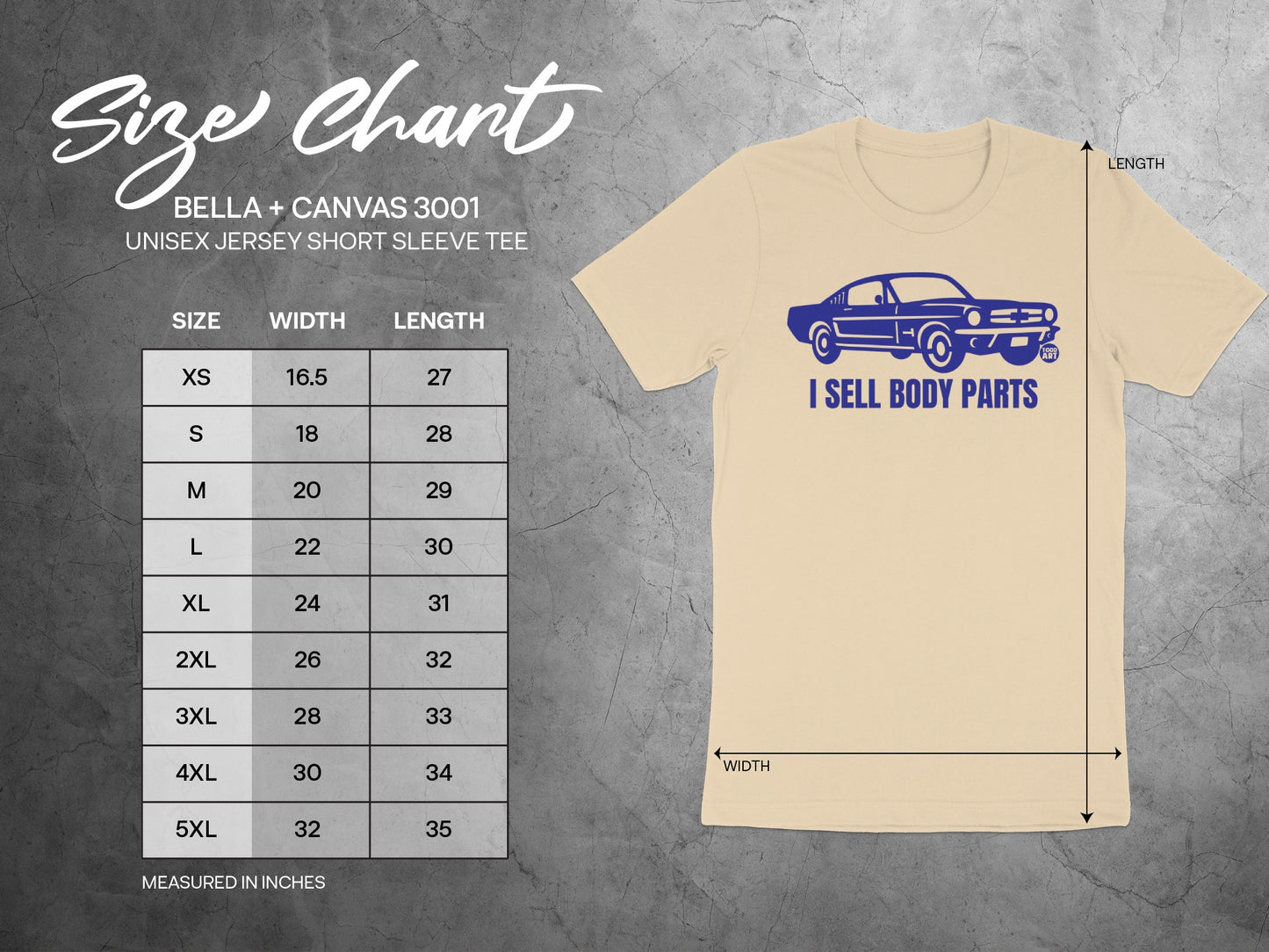 I Sell Body Parts Graphic Design Unisex Tee product