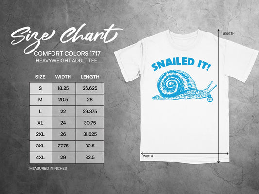 Nailed It Snail Design Tee for Comfort and Style