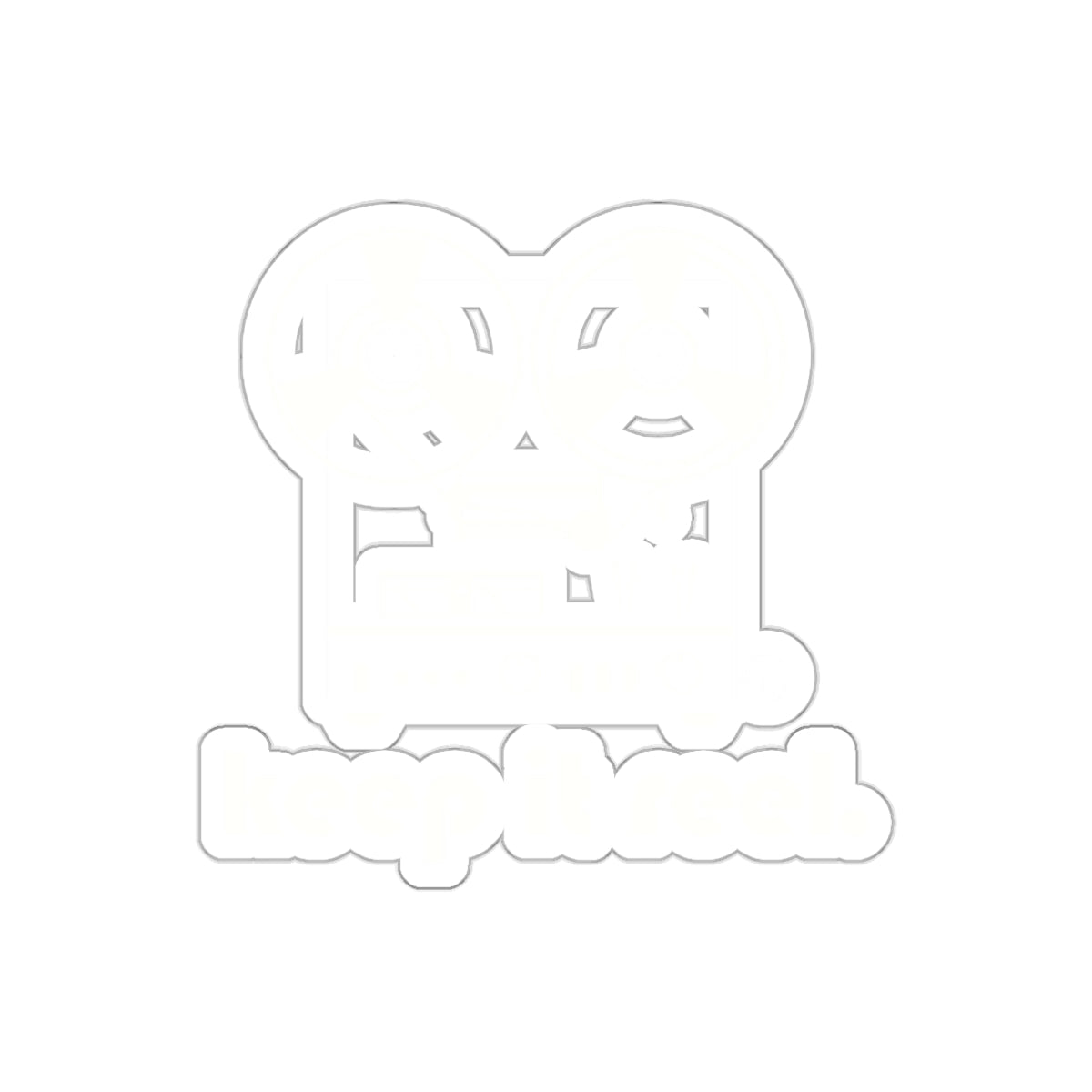 Retro Film Camera Keep it Reel Sticker