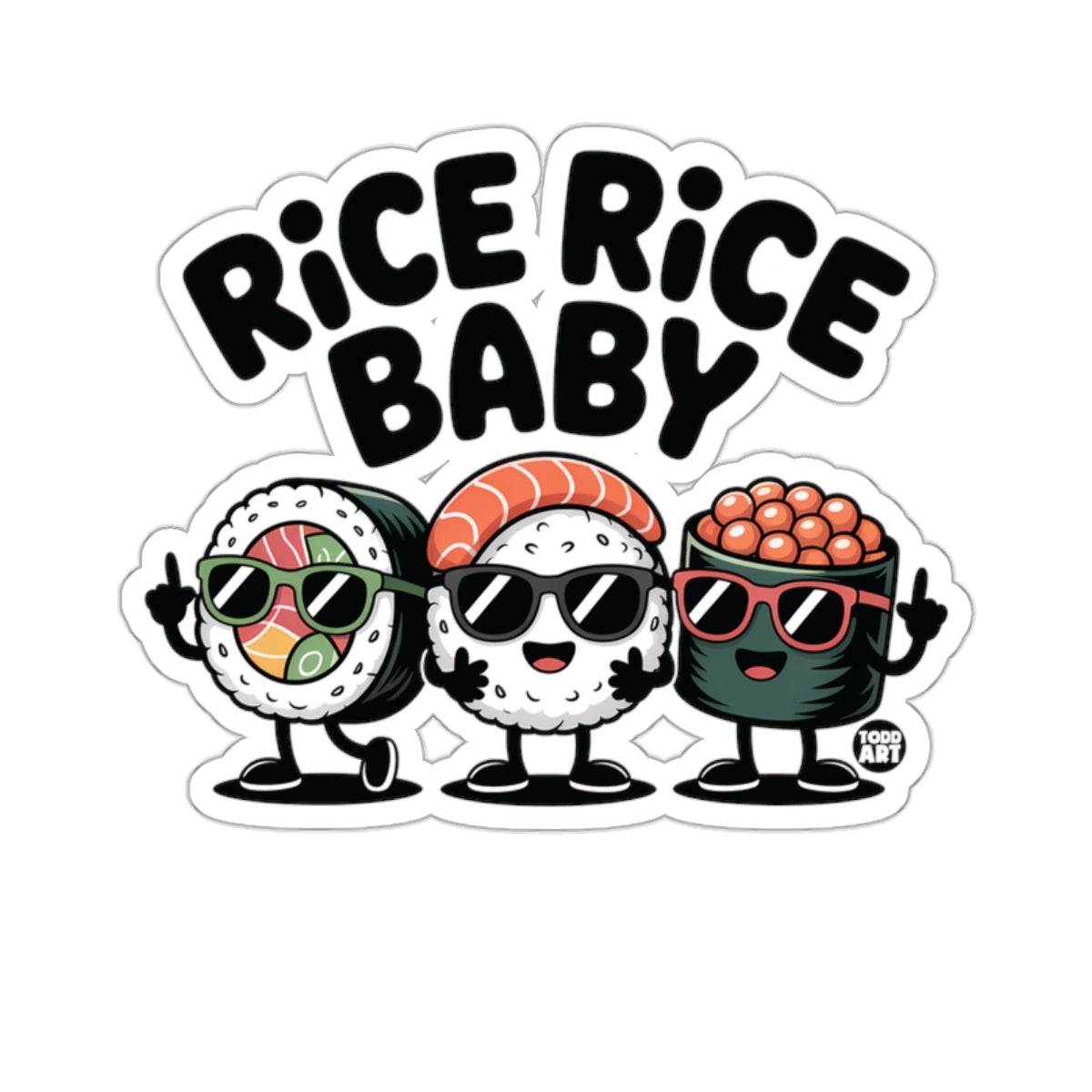 RICE RICE BABY Kawaii Sushi Characters Sunglasses Product Type