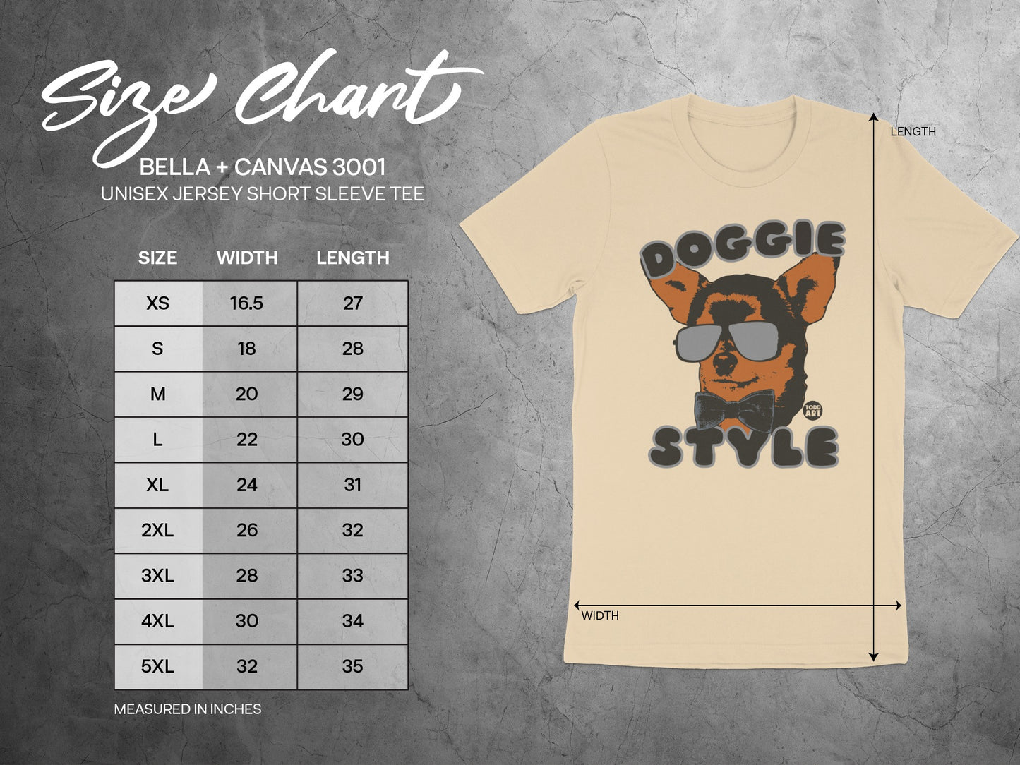 Doggie Style Graphic Unisex Short Sleeve Tee product