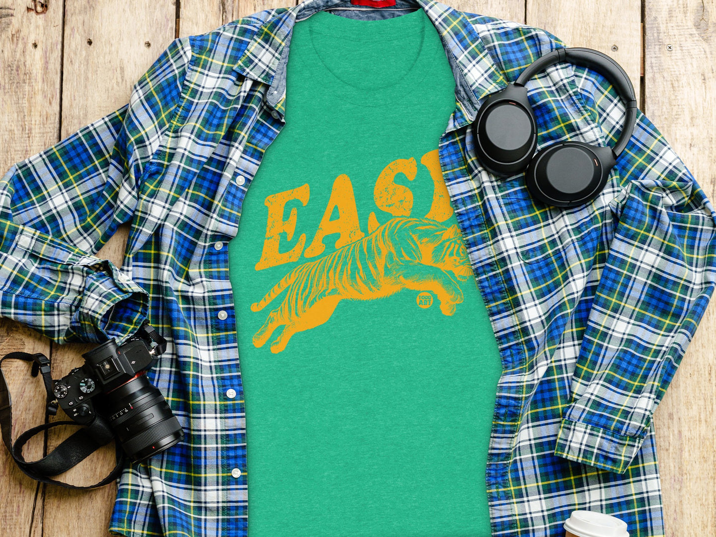 Bold Tiger Graphic Easy T-Shirt for Casual Wear