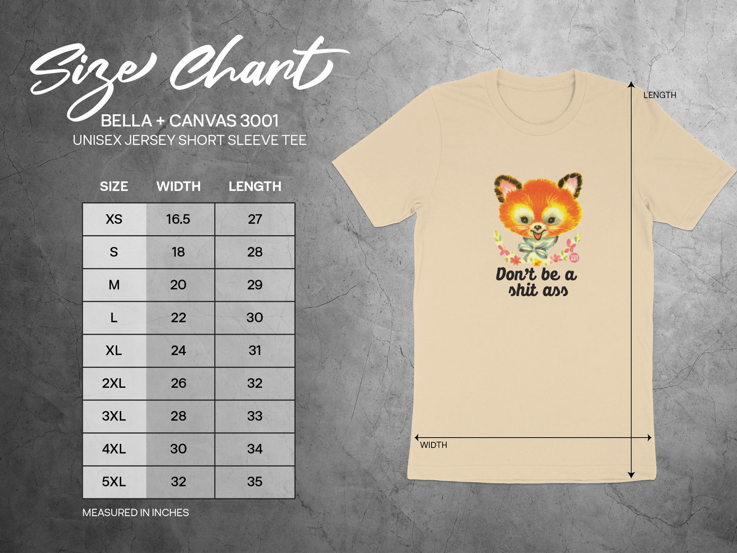 Don't be a shit ass unisex jersey short sleeve tee product type