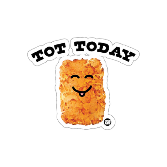 Tot Today Smiling Fried Food Artwork Sticker