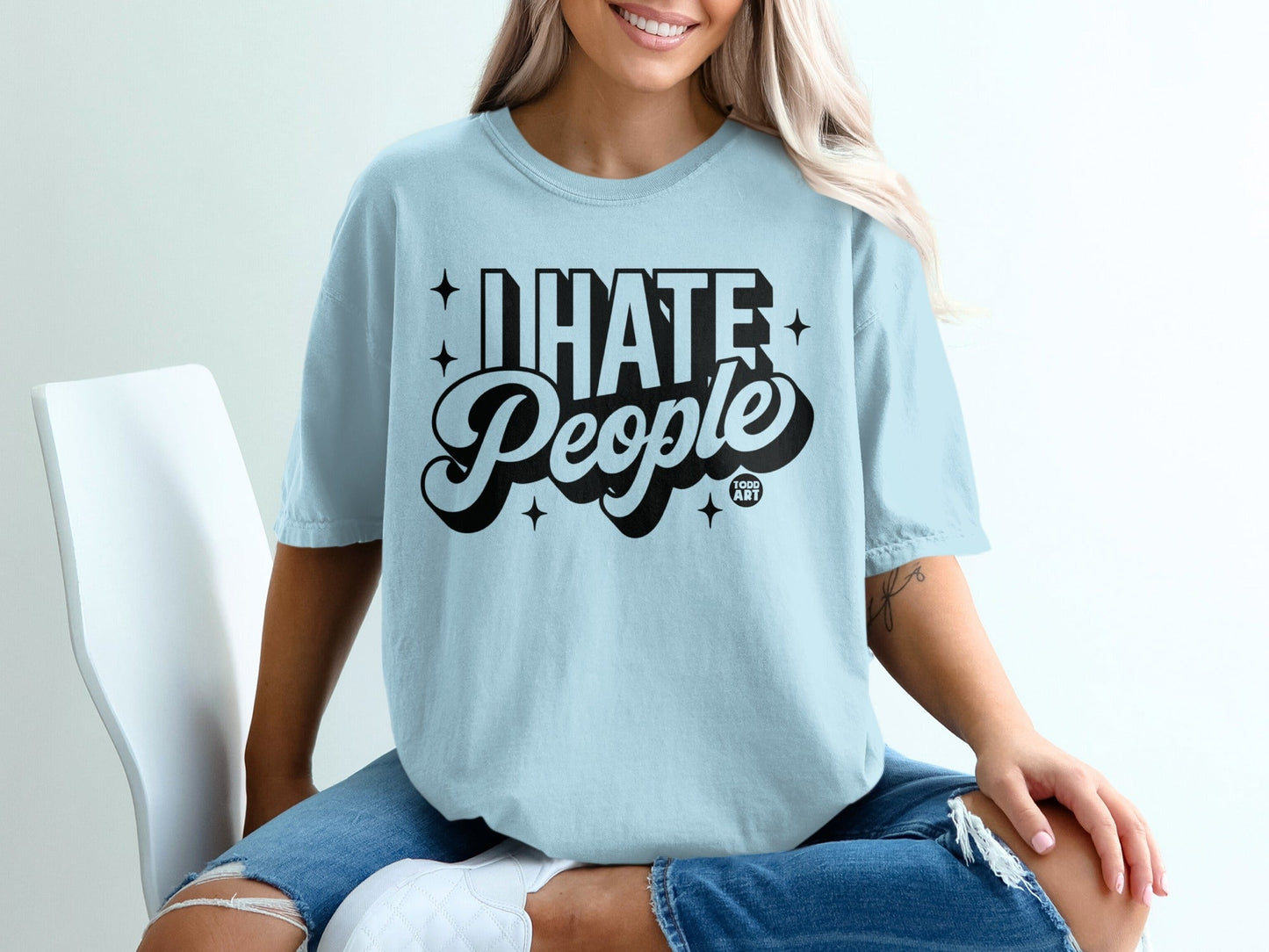 I Hate People Graphic Tee Express Yourself Boldly Shirt