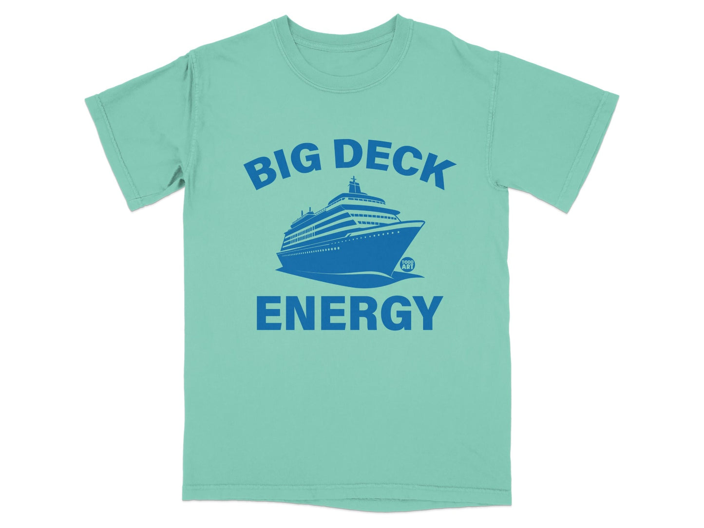 Big Deck Energy Cruise Ship Graphic T-shirt