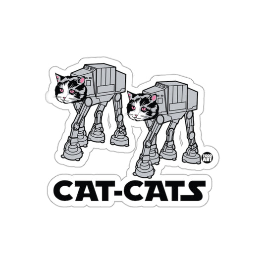 Cat Cats AT AT Walker Hybrid Art by Todd Art Stickers