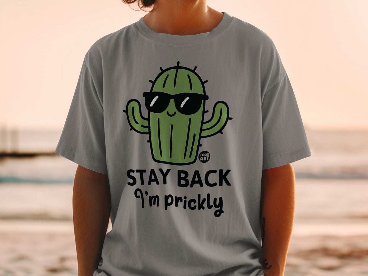 Stay Back I'm Prickly Cactus T-Shirt Product
