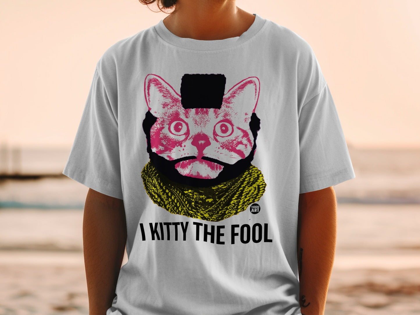 I Kitty The Fool Graphic Print T-shirt