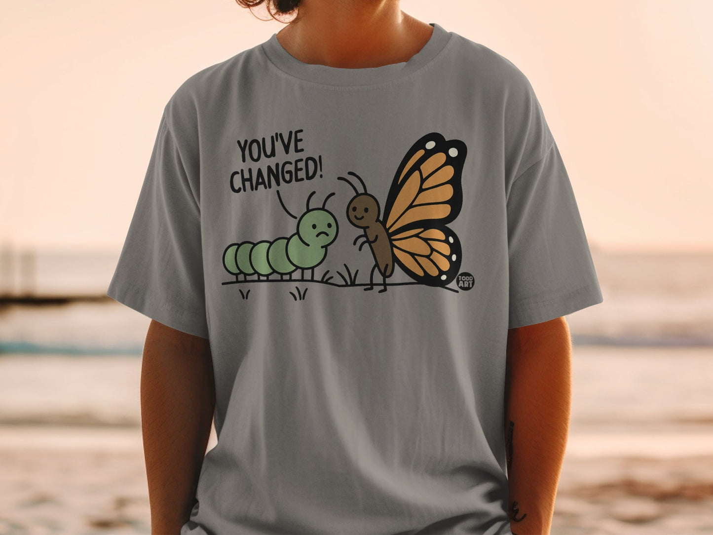 You've Changed Butterfly and Caterpillar Tee