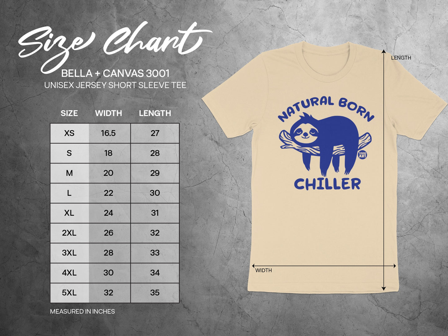 Natural Born Chiller Unisex Jersey Short Sleeve Tee