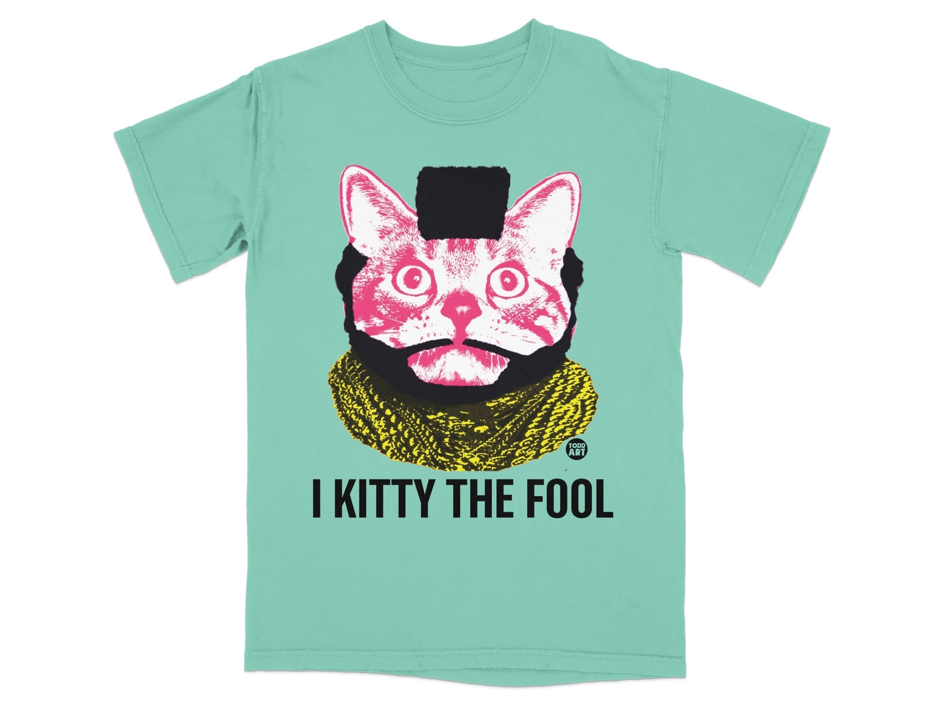 I KITTY THE FOOL Graphic Cat T-Shirt